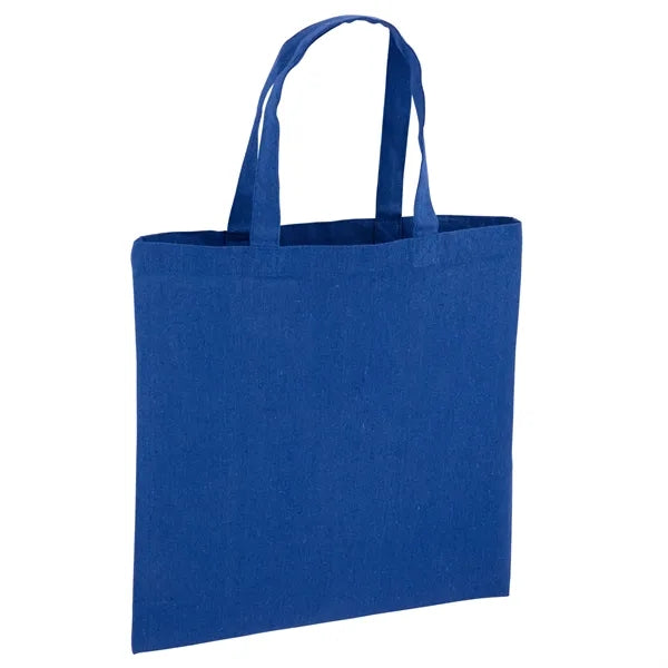 Recycled Cotton Canvas Tote Bag 15" x 15" - Full Color
