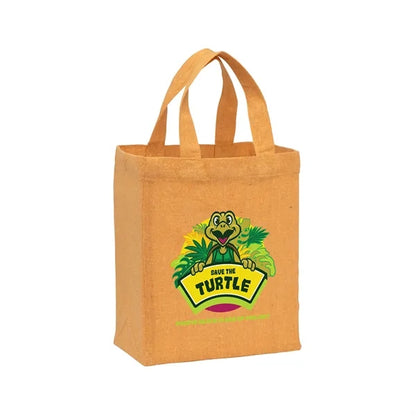 Recycled Cotton Canvas Tote Bag - Full Color