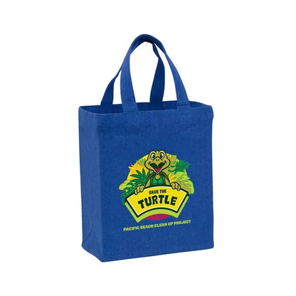 Recycled Cotton Canvas Tote Bag - Full Color