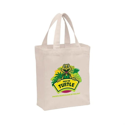 Recycled Cotton Canvas Tote Bag - Full Color