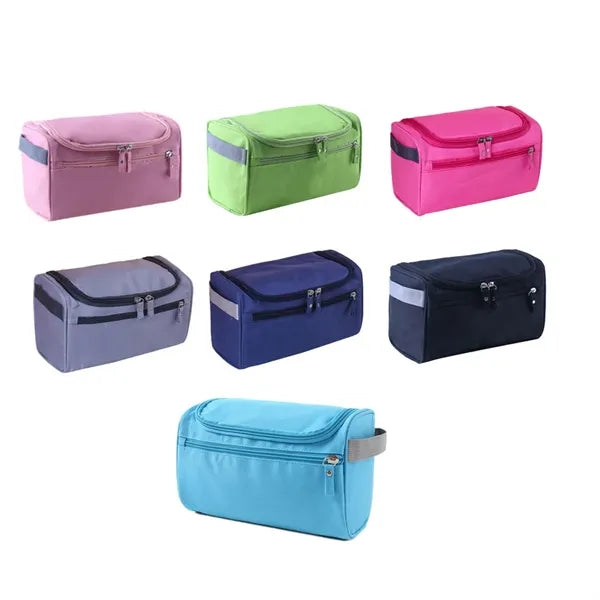 Portable Zipper Waterproof Cosmetic Toiletry Bag Kit