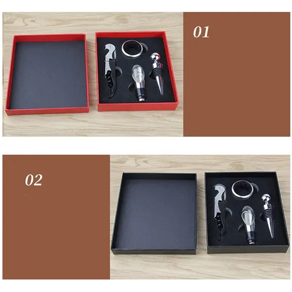 Stainless Steel Accessory Tool Wine Bottle Opener 4Pcs Set