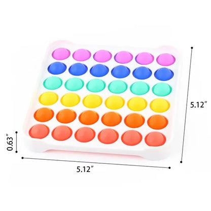 Stress Relief Silicone Push Pop Bubble Fidget Sensory Toy