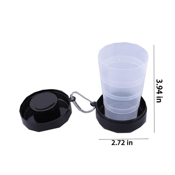 Custom Portable Foldable Mountaineering Buckle Plastic Cup