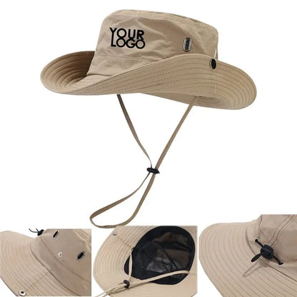 Fast Dry Men's Sun Bucket Fishing Hat