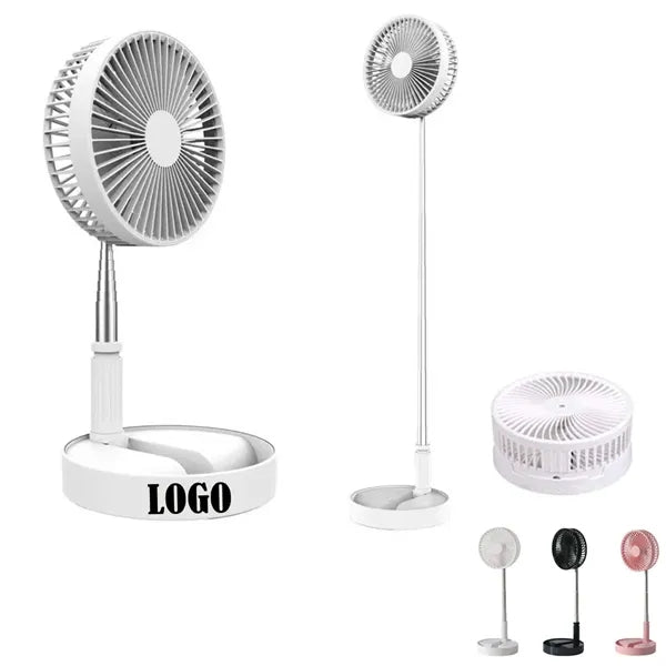 Collapsible Rechargeable Foldable Desk And Table Fan