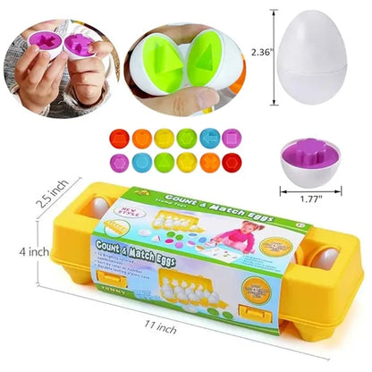 Easter Matching Connect Eggs Toys Gifts for Toddler Baby