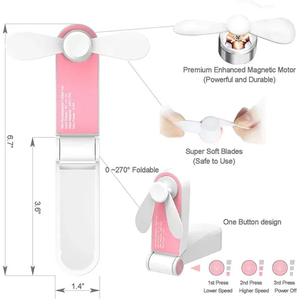 Mini Folding Pocket Fan