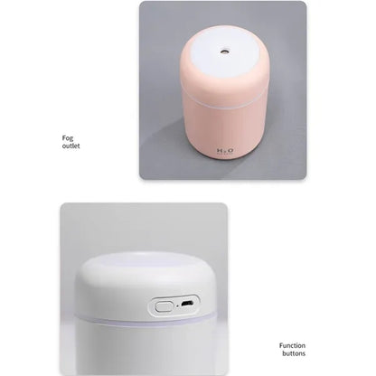Portable USB Vaporizer with Night Light Desktop Humidifier