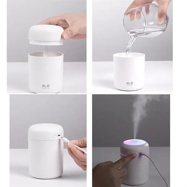 Portable USB Vaporizer with Night Light Desktop Humidifier