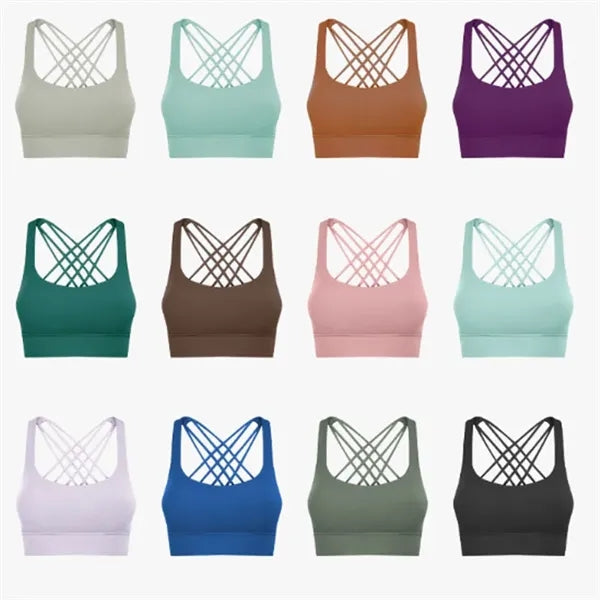 Cross Back Sports Bra
