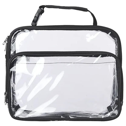 Clear Transparent Lunch Bag with Handle (11" x 9.25" x5.75")