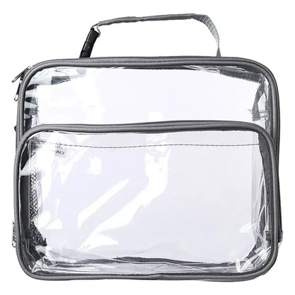 Clear Transparent Lunch Bag with Handle (11" x 9.25" x5.75")