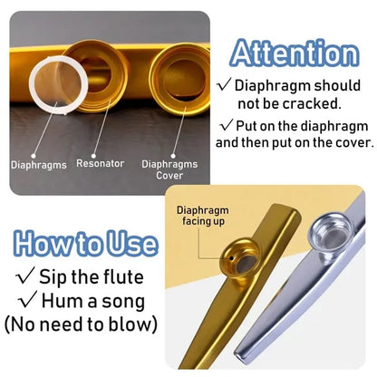 Metal Kazu Flute