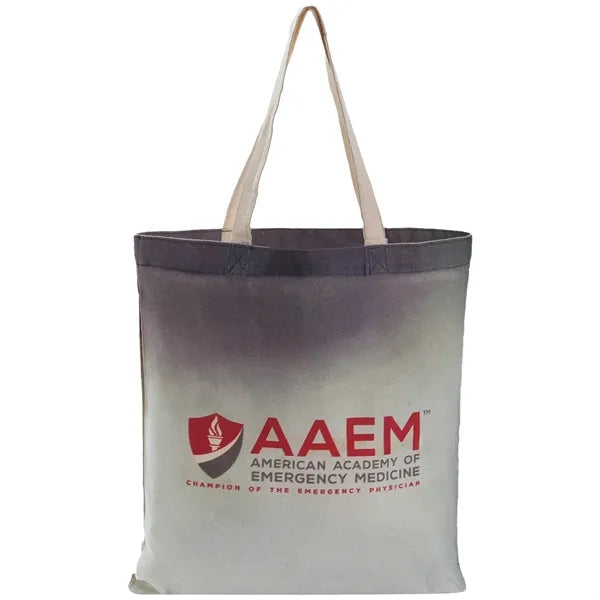 6 Oz. Natural Sublimated Poly Canvas Tote Bag (15" x 16")