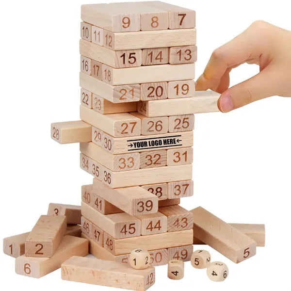 Wood Tumble Tower Blocks Game