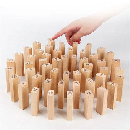 Wood Tumble Tower Blocks Game