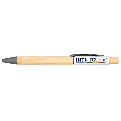 Bamboo Barrel Pen with Gun Metal Clip