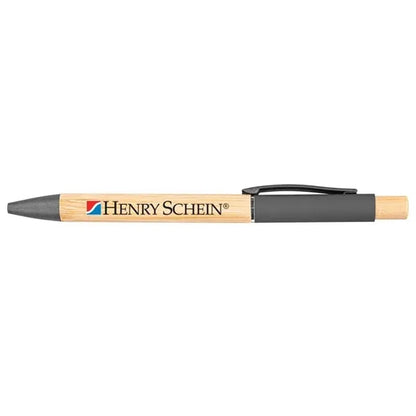 Bamboo Barrel Pen with Gun Metal Clip