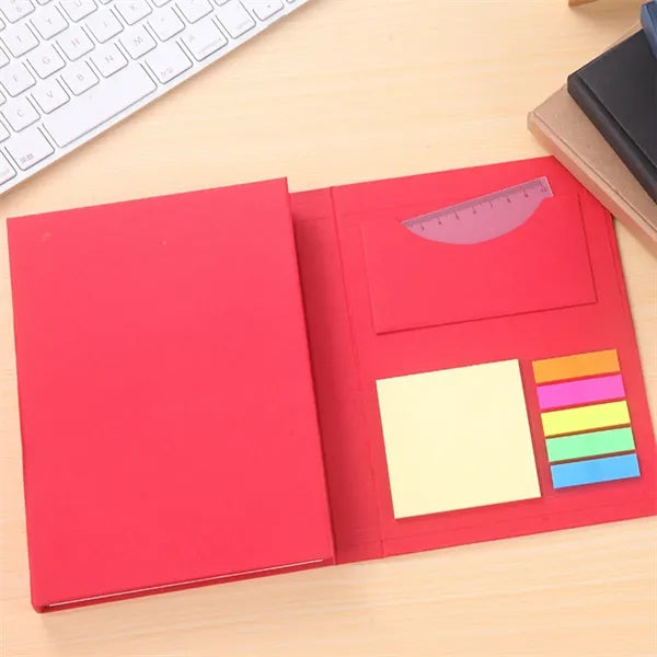 Multi-Functional Kraft Paper Post-It Of Set Stored Notebooks