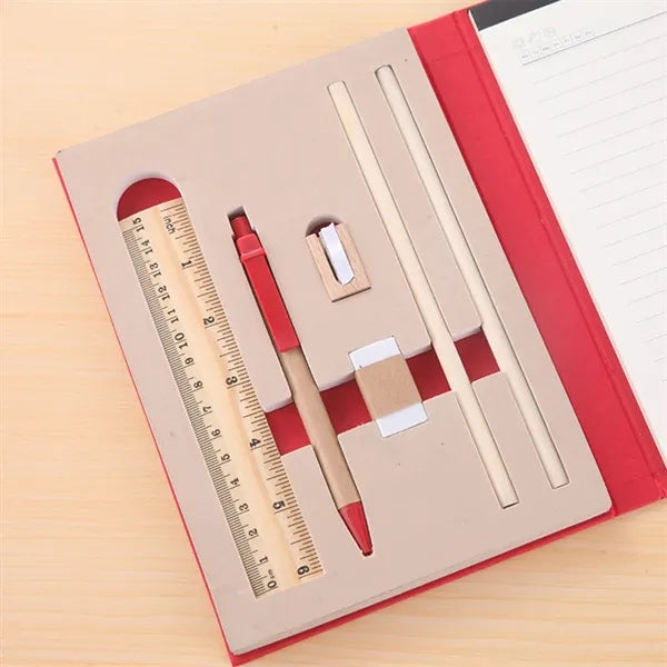 Multi-Functional Kraft Paper Post-It Of Set Stored Notebooks