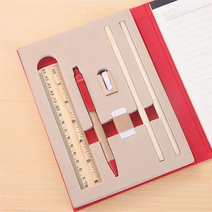 Multi-Functional Kraft Paper Post-It Of Set Stored Notebooks