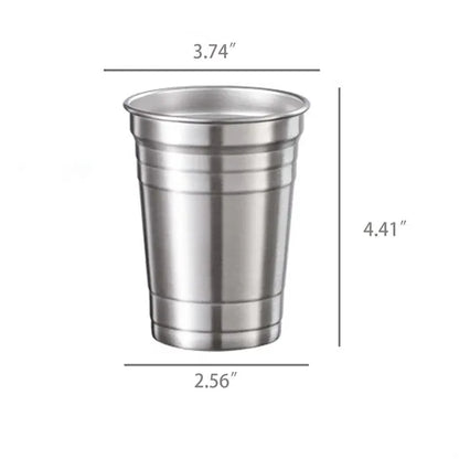 Stainless Steel Stackable Pint Drinking Cup