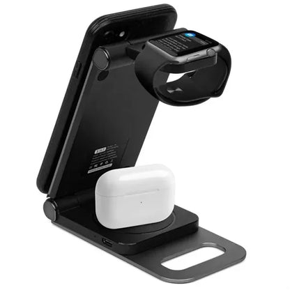 3 in 1 Foldable Travel Wireless Charger