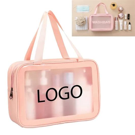 PU Portable Transparent Makeup Bag