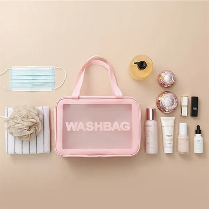 PU Portable Transparent Makeup Bag