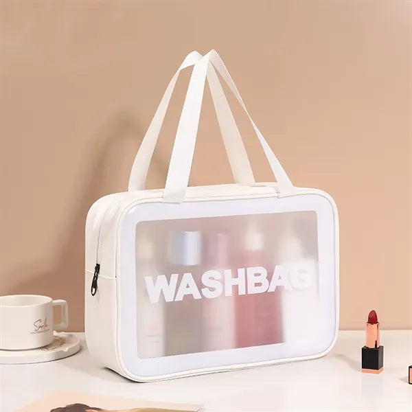 PU Portable Transparent Makeup Bag