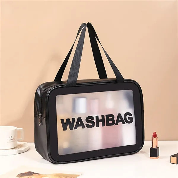 PU Portable Transparent Makeup Bag