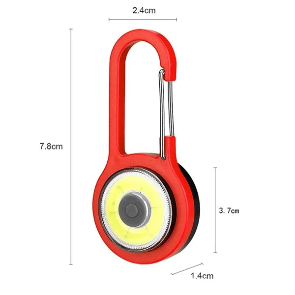 Portable Safety Carabiner Keychain LED Work Light