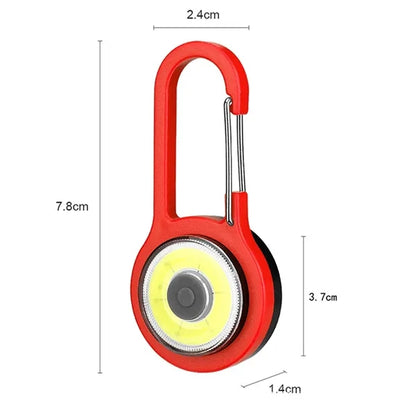 Portable Safety Carabiner Keychain LED Work Light