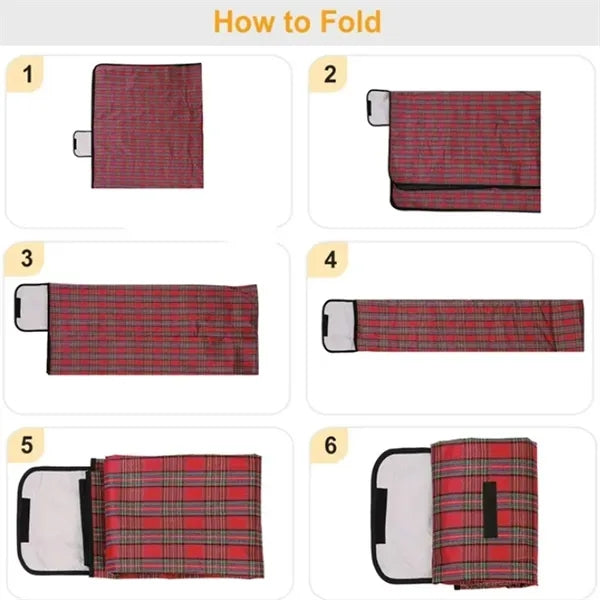 Outdoor Foldable Waterproof Picnic Blanket Camping Mat Pad