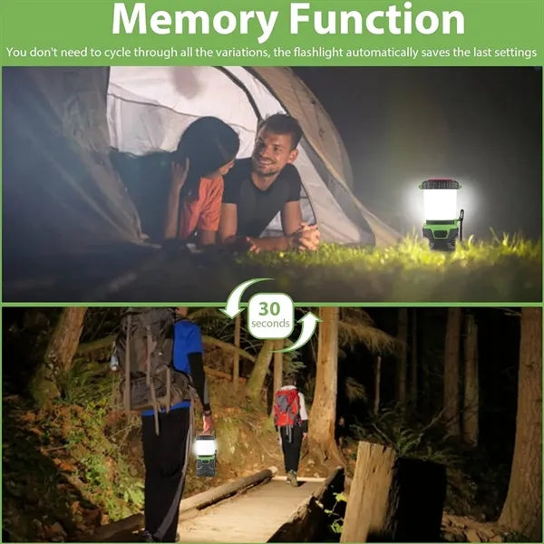 Rechargeable LED Camping Lantern Emergency Power Bank