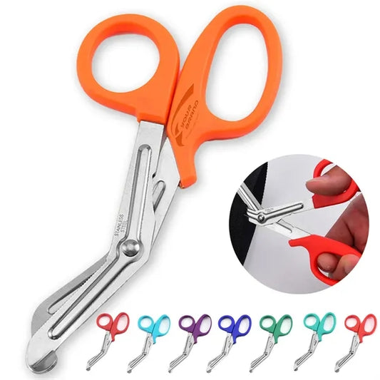 EMT Medical Trauma Fabric Bandage Rescue Shears Scissors