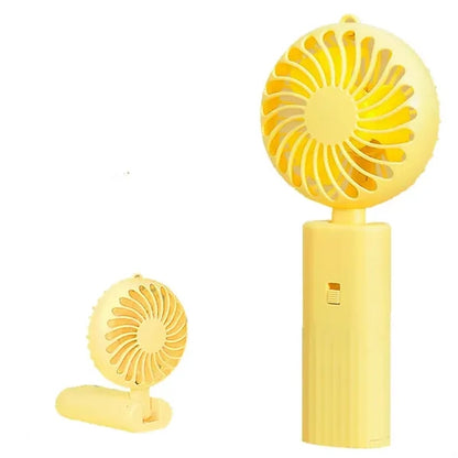 Portable silent motor charge cable Battery hand held fan