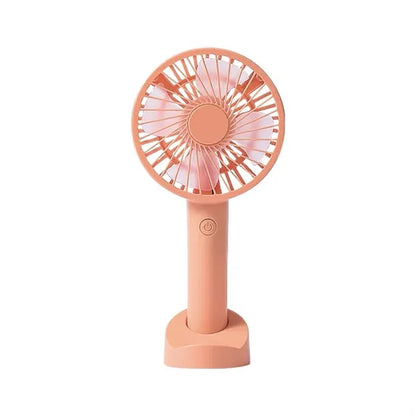 Portable silent motor charge cable Battery hand held fan
