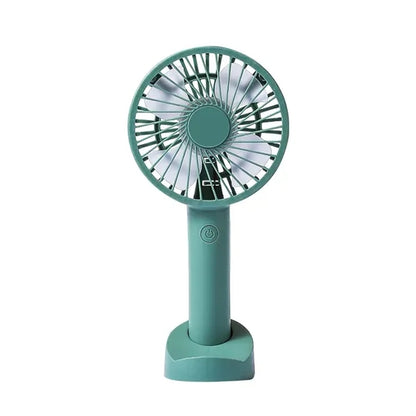 Portable silent motor charge cable Battery hand held fan