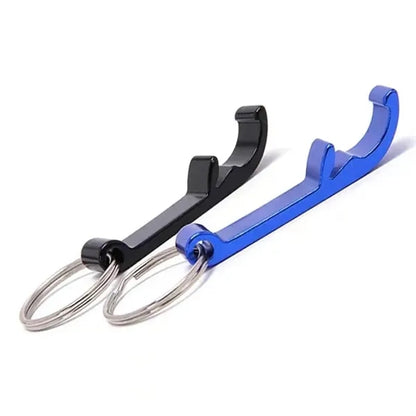Colorful Aluminum alloy metal Beer Bottle Openers Keychain