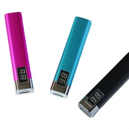 2600 mAh Mini Aluminium with LED Display Portable Power Bank