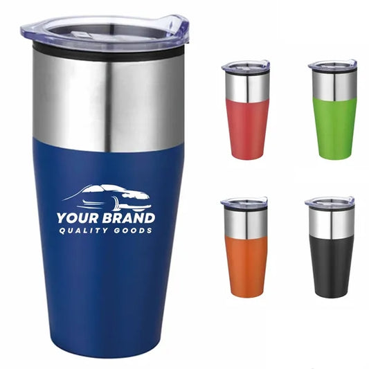 16oz. Stainless Steel Insulated Travel Tumbler Mug with Lid