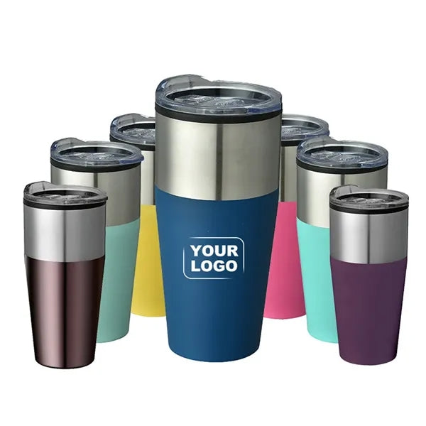 16oz. Stainless Steel Insulated Travel Tumbler Mug with Lid
