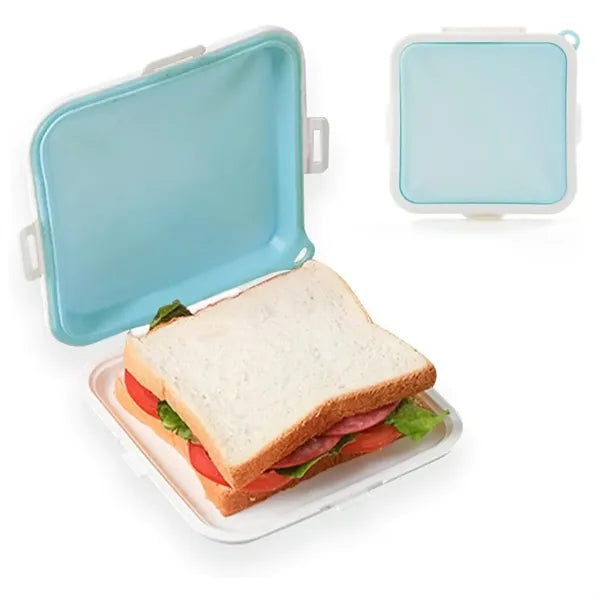 Silicone Sandwich Storage With Snap-Off