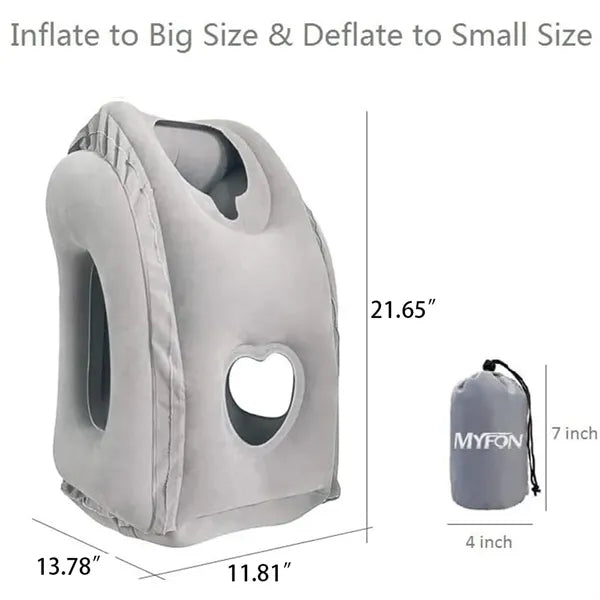 Inflatable Travel Pillow For Airplane
