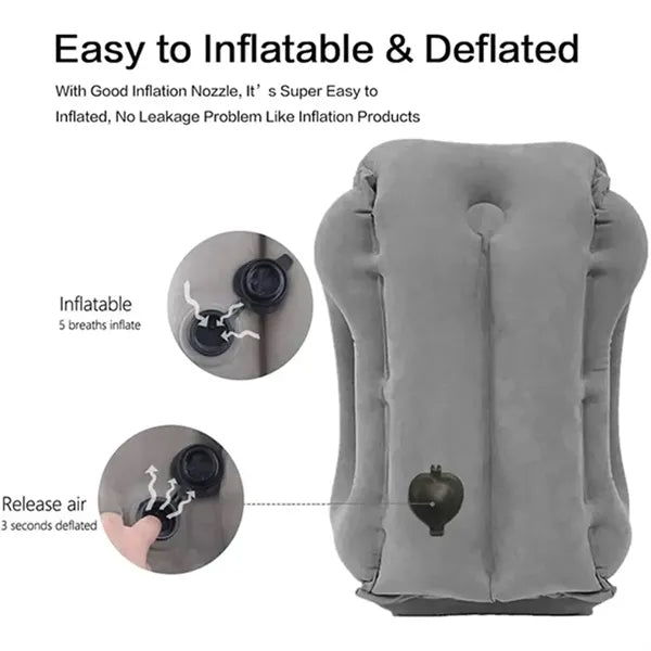 Inflatable Travel Pillow For Airplane