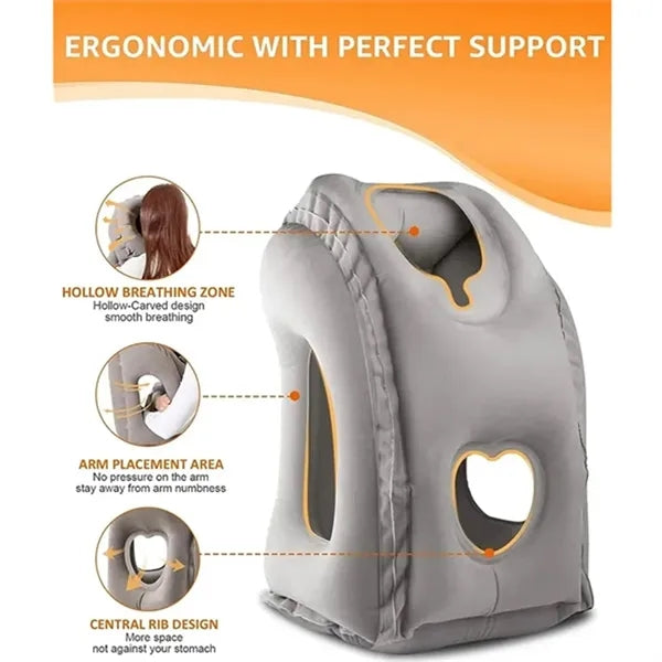Inflatable Travel Pillow For Airplane