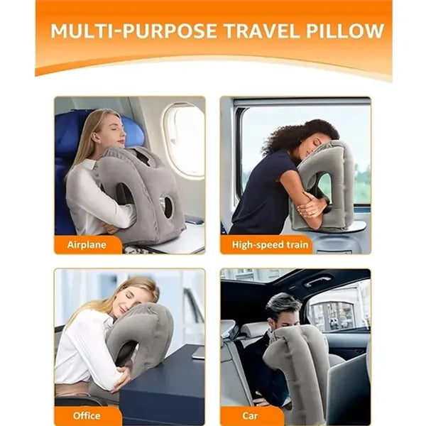 Inflatable Travel Pillow For Airplane