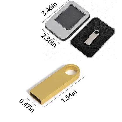 16GB metal USB flash drive